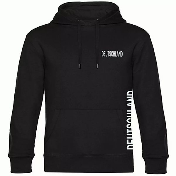 multifanshop Kapuzensweatshirt Deutschland - Brust & Seite - Hoodie günstig online kaufen