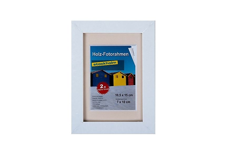 BURI Bilderrahmen 2er Pack Holz-Fotorahmen 10,5x15cm günstig online kaufen