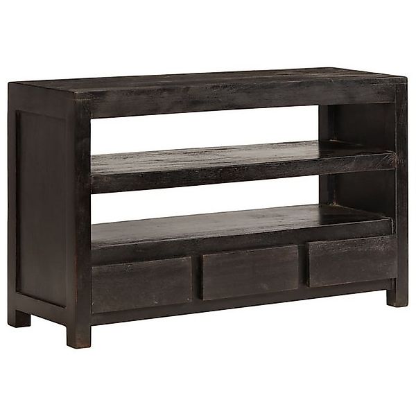 Tv-schrank Akazienholz Massiv 90x30x55 Cm Dunkelbraun günstig online kaufen