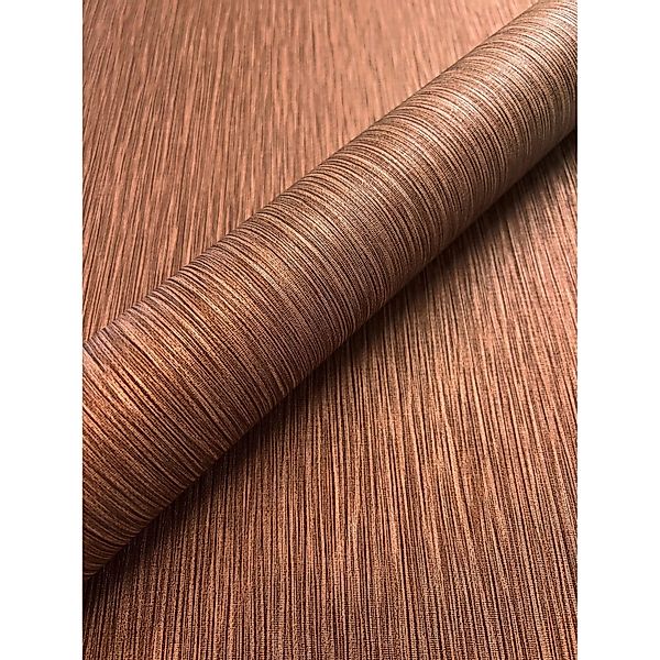 Newroom Vliestapete Tabris Copper Unifarbe Modern FSC® günstig online kaufen