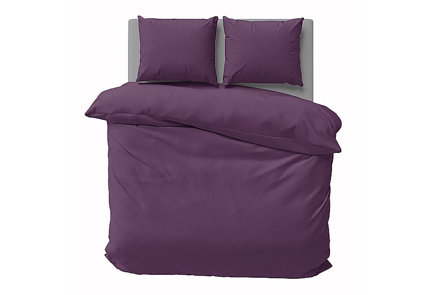 Visaggio Bettwäsche Mikrofaser Uni 135x200 155x220 200x200 Einfarbig Allerg günstig online kaufen