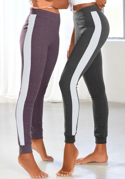 Arizona Leggings mit breitem Streifen günstig online kaufen