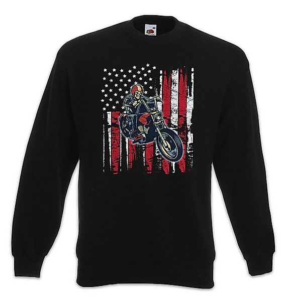 Urban Backwoods Sweatshirt Skeleton Biker Sweatshirt Biker Club MC Rocker A günstig online kaufen