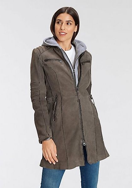 Mauritius Lederjacke NILAH mit seitlichen Riegeln in der Taille günstig online kaufen