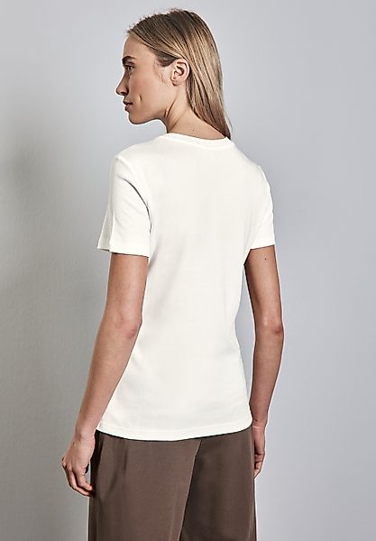 STREET ONE Print-Shirt aus strecthigem Viskosematerial günstig online kaufen