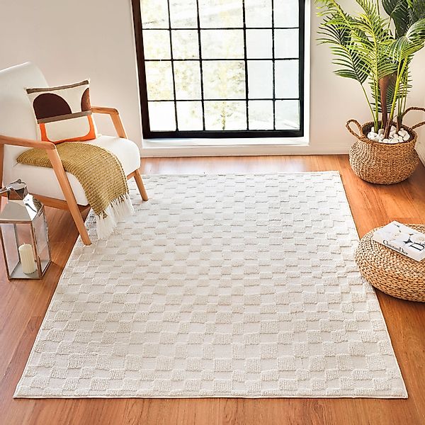 Livabliss Teppich »GIJON« rechteckig 14 mm Höhe Skandinavischer Teppich mit günstig online kaufen