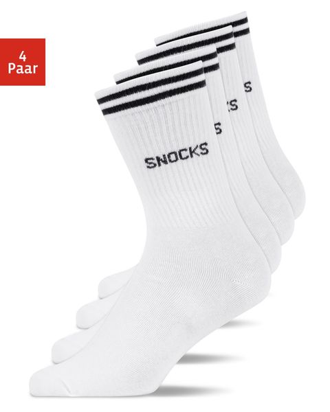 SNOCKS Sportsocken Hohe Tennissocken mit Streifen günstig online kaufen