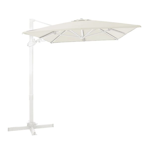 Axi Ampelschirm Milad Premium 200 cm x 300 cm Anthrazit/Beige günstig online kaufen