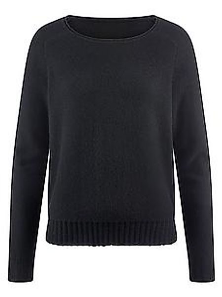 Rundhals-Pullover Peter Hahn schwarz günstig online kaufen
