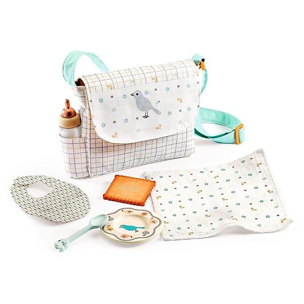 DJECO Puppen Accessoires-Set POMEA Puppen Wickeltasche günstig online kaufen