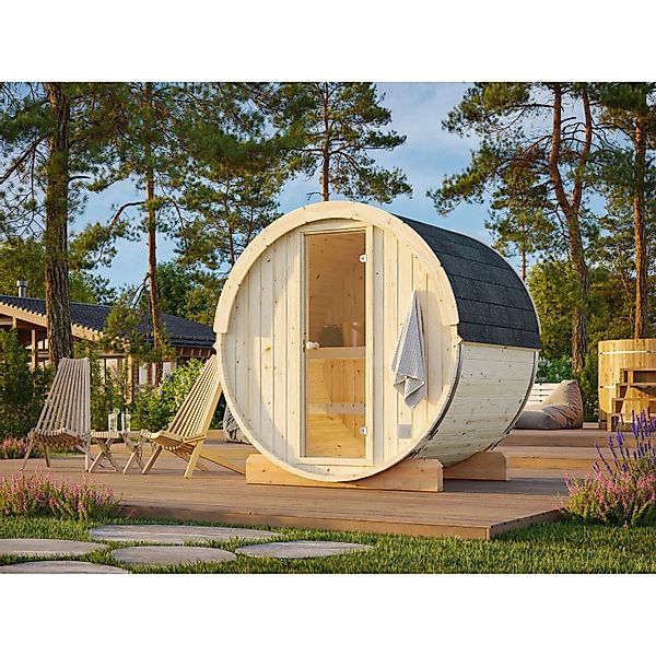 Palmako Sauna Anita Naturbelassen 200 cm x 160 cm günstig online kaufen