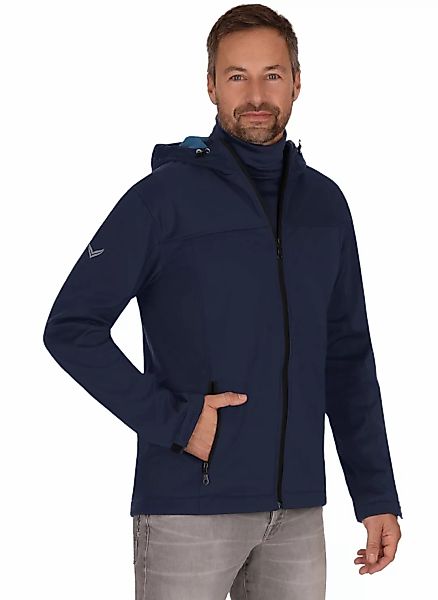 Trigema Softshelljacke "TRIGEMA Klassische Softshell–Kapuzenjacke", (1 St.) günstig online kaufen