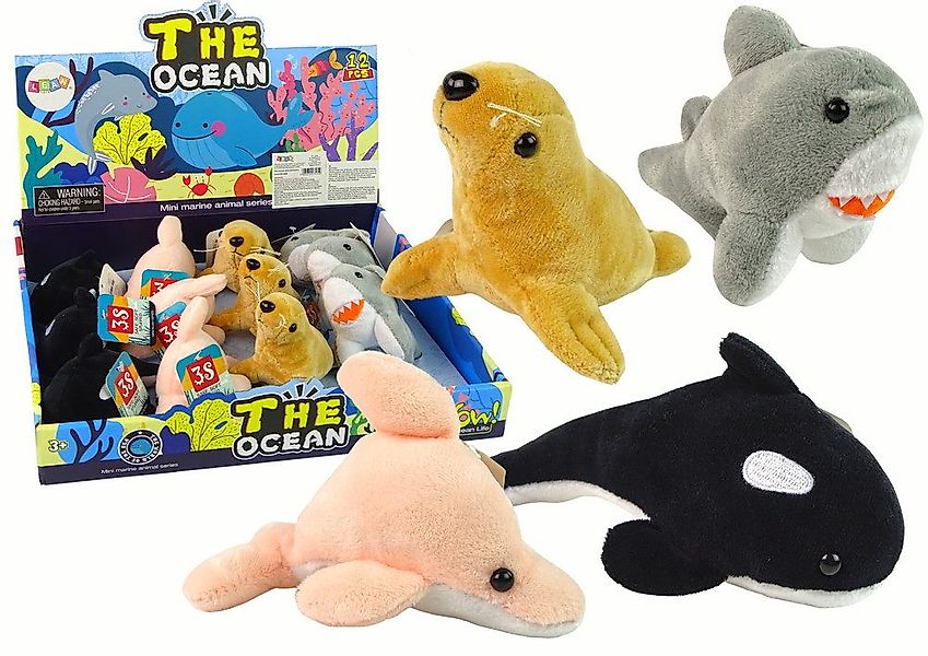 LEAN Toys Tierkuscheltier Meerestiere Mini Plüschtier günstig online kaufen