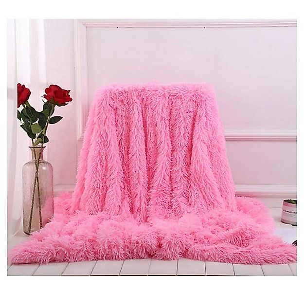 Wohndecke Super Weiche lange Zotteldecke, Flauschig Kuscheldecke Warme & Ko günstig online kaufen