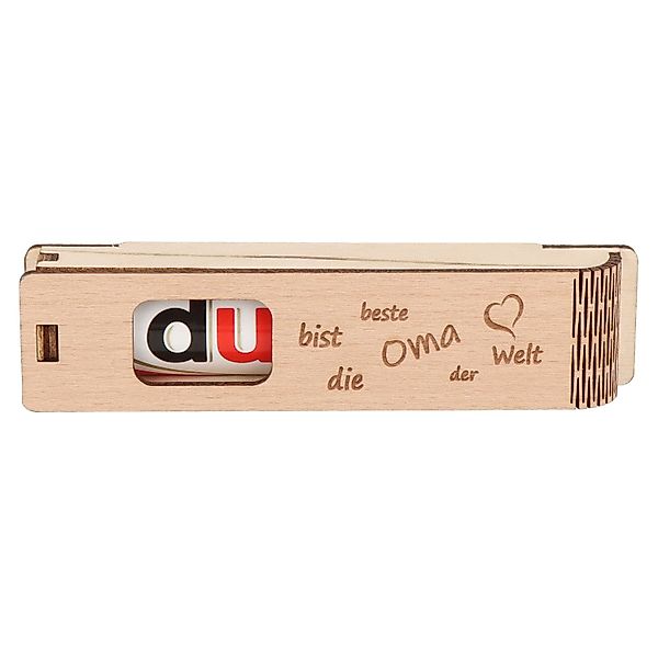 Spruchreif® Aufbewahrungsbox Du-Box inkl. Duplo, Geschenkbox günstig online kaufen