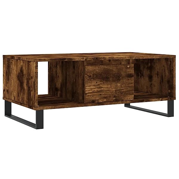 vidaXL Couchtisch Räuchereiche 90x50x36,5 cm Holzwerkstoff 830601 günstig online kaufen