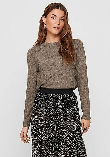 ONLY Rundhalspullover ONLRICA LIFE L/S PULLOVER KNT NOOS Materialmix, regul günstig online kaufen