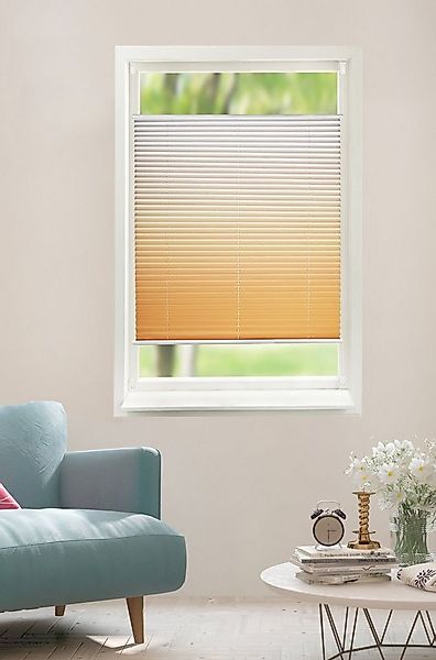 my home Plissee Ombré, Lichtschutz, ohne Bohren, verspannt, Klemmfix, Fixma günstig online kaufen