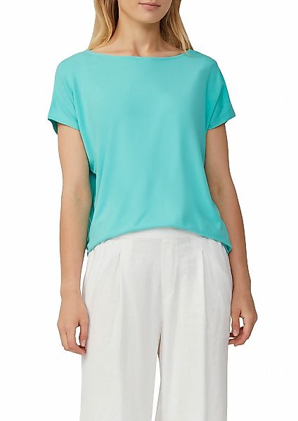 s.Oliver T-Shirt mit U-Boot Ausschnitt günstig online kaufen