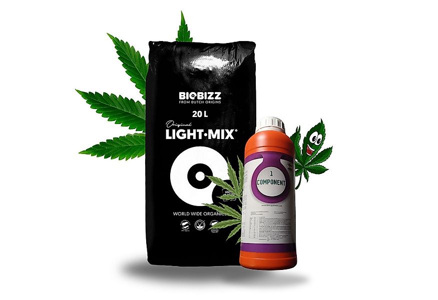 TronicXL Anzucht- und Kräutererde Dünger für BioBizz Set + Light Mix Grow E günstig online kaufen