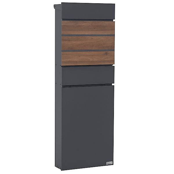 Zelsius Standbriefkasten Briefkasten mit Zeitungsfach, Standbriefkasten, günstig online kaufen