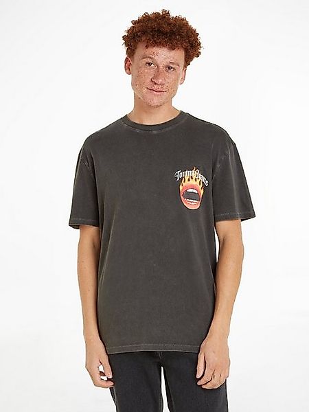 Tommy Jeans T-Shirt TJM REG VINTAGE FIRE LIPS TEE mit Rundhalsausschnitt günstig online kaufen