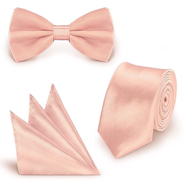 StickandShine Krawatte Krawatte Fliege Einstecktuch SET günstig online kaufen