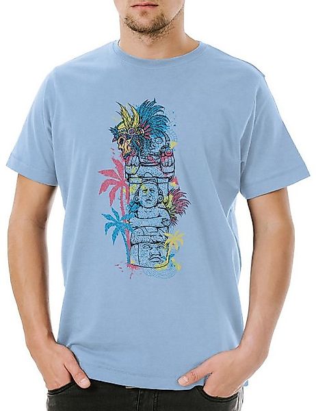 Urban Backwoods Print-Shirt Urban Backwoods Tiki IV Herren T-Shirt (1-tlg) günstig online kaufen
