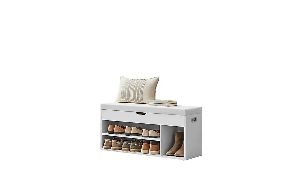 Schuhregal   ¦ weiß ¦ Maße (cm): B: 100 H: 44 Regale > Schuhregale - Höffne günstig online kaufen