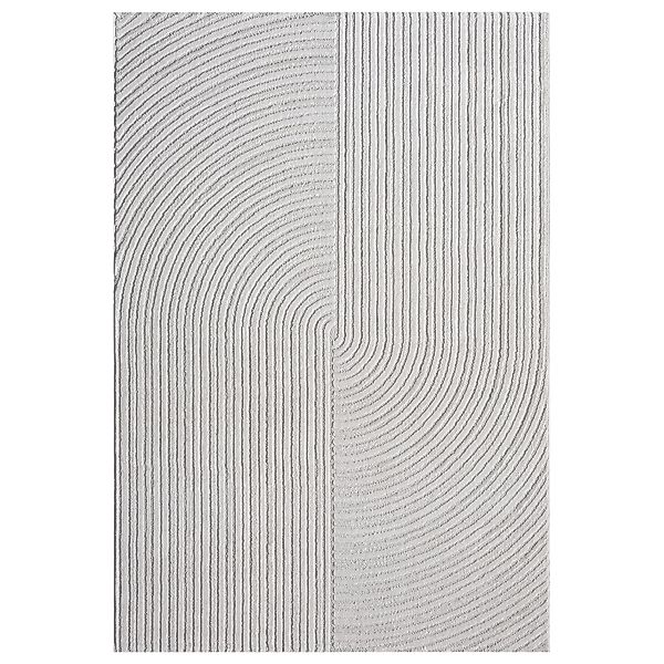 Vimoda Designteppich Moderner Dicht Hoch/Tief Wohnzimmer, günstig online kaufen