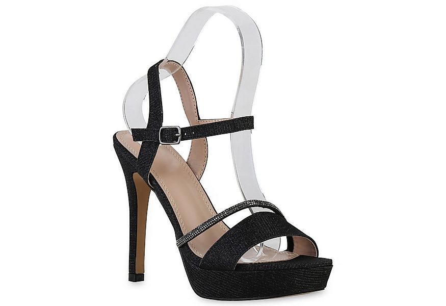 VAN HILL 840248 High-Heel-Sandalette Damen Sandaletten High Heels Stiletto günstig online kaufen