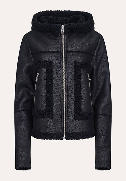 Hollert Winterjacke Damen Lammfelljacke Nina Schwarz günstig online kaufen