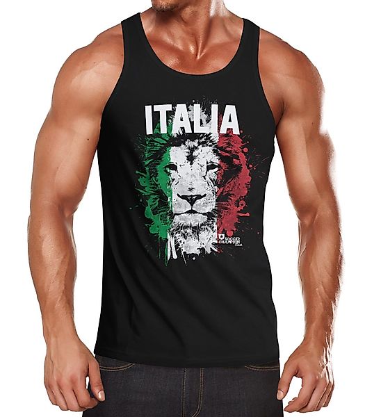 MoonWorks Tanktop Herren Tanktop Fanshirt Italien günstig online kaufen