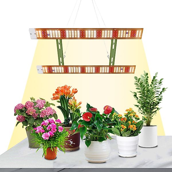 Jibenhome Pflanzenlampe Vollspektrum LED Grow Lampe günstig online kaufen
