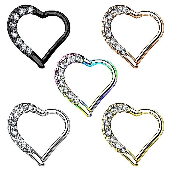 Taffstyle Nasenpiercing Piercing Knorpel Helix Ring günstig online kaufen