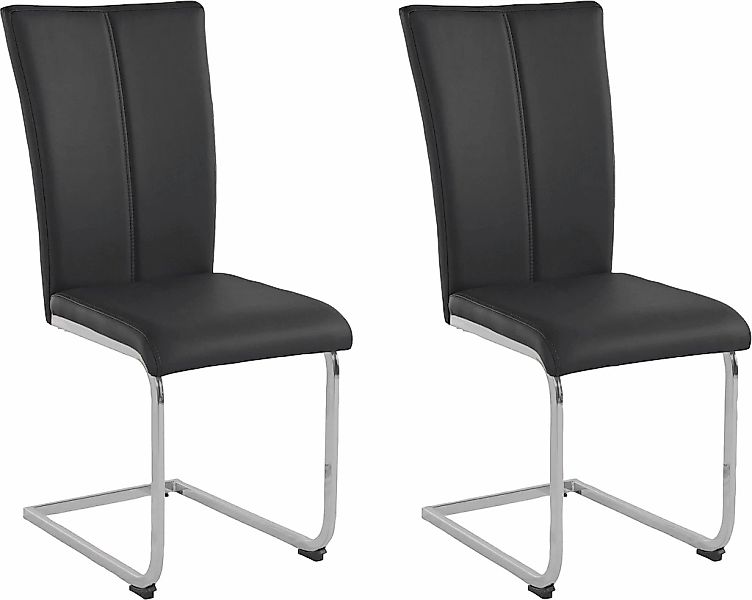 Home affaire Freischwinger "Alex" (Set) 2 Stk. Kunstleder Stuhl belastbar b günstig online kaufen