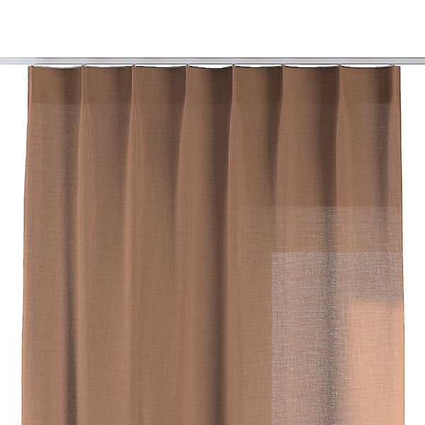Vorhang mit flämischen 1-er Falten, zimt, Sensual Premium (144-45) günstig online kaufen