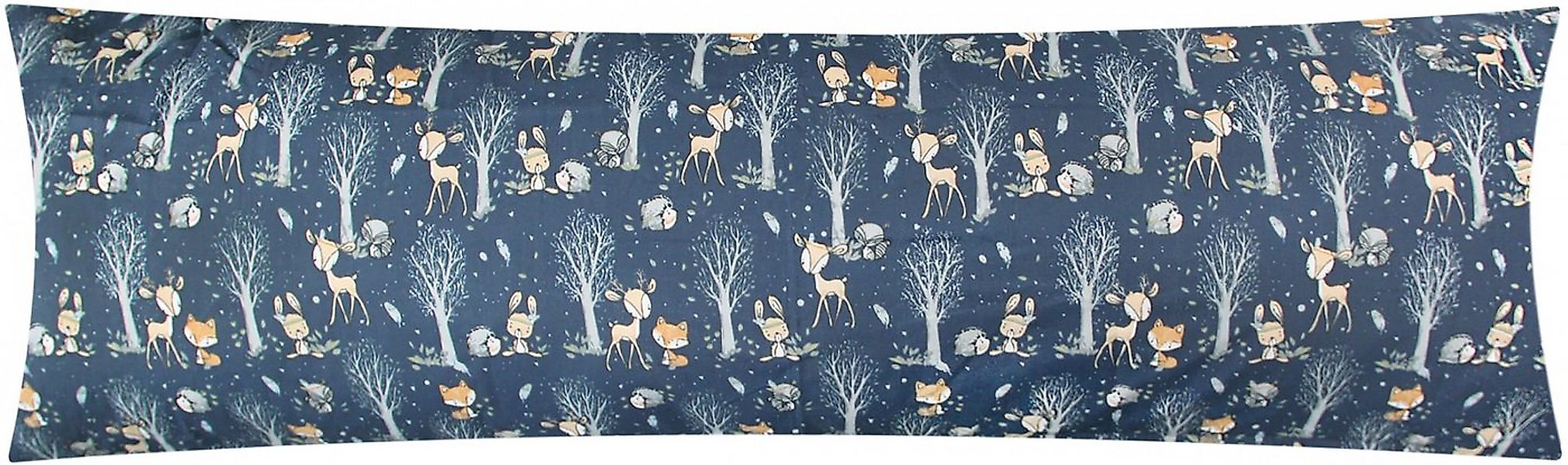 Heubergshop Seitenschläferkissenbezug, (1 Stück), 40x145cm Rehe Waldtiere B günstig online kaufen