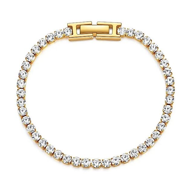 ROUGEMONT Tennisarmband Damen Tennisarmband 3mm Edelstahlarmband Zirkoniaar günstig online kaufen