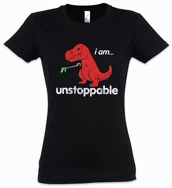 Urban Backwoods Print-Shirt I Am Unstoppable Damen T-Shirt Tyrannosaurus Re günstig online kaufen