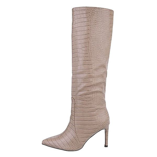 Ital-Design Damen Elegant High-Heel-Stiefel (85255557) Pfennig-/Stilettoabs günstig online kaufen