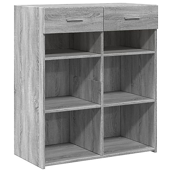 vidaXL Sideboard Sideboard Grau Sonoma 80x42,5x93 günstig online kaufen