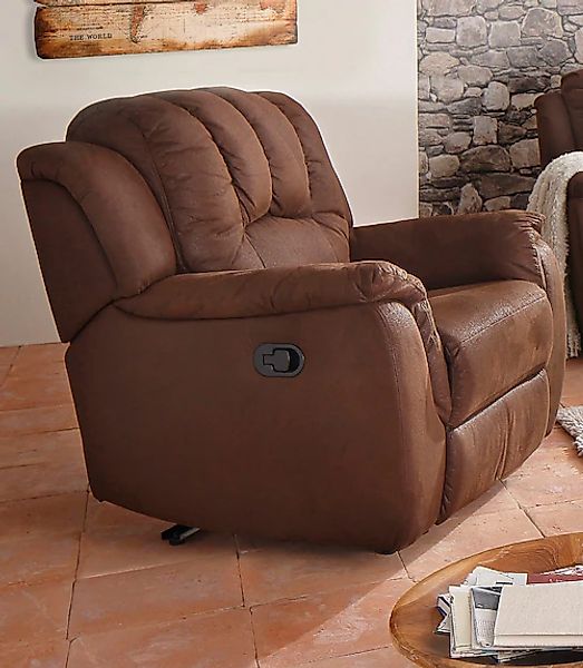 Home affaire XXL-Sessel »Markus« Set, mit großzügiger Relaxfunktion, mit Fe günstig online kaufen