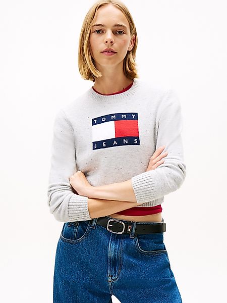 Tommy Jeans Strickpullover TJW SPARKLE FLAG günstig online kaufen