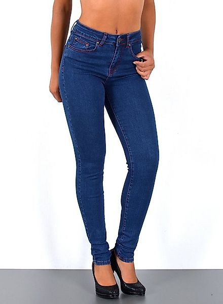 ESRA Skinny-fit-Jeans S400 Damen High Waist Skinny Jeans Stretch Hose hohe günstig online kaufen