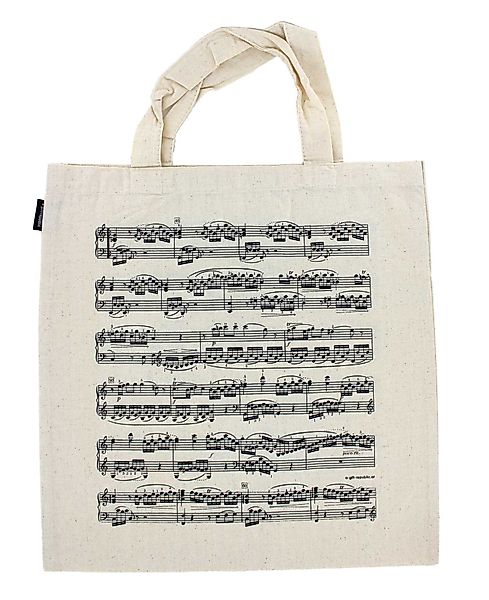 mugesh Tragetasche Baumwoll-Tragetasche Notenzeilen, für Musiker günstig online kaufen