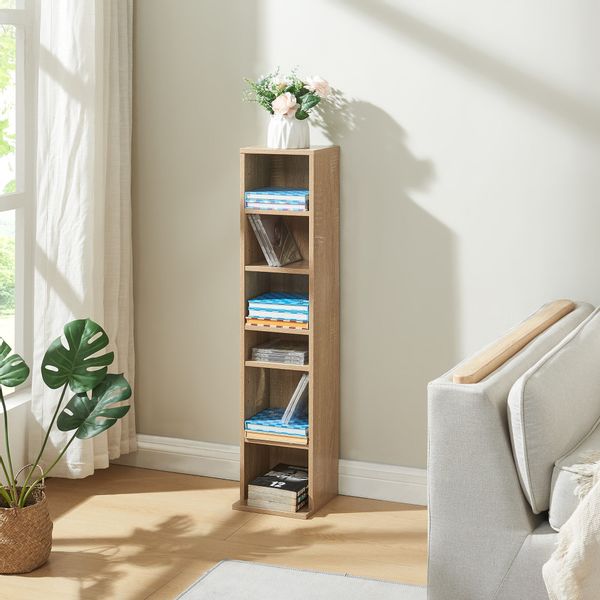 en.casa CD-Regal, »Tynset« 90x20x20 cm Standregal günstig online kaufen