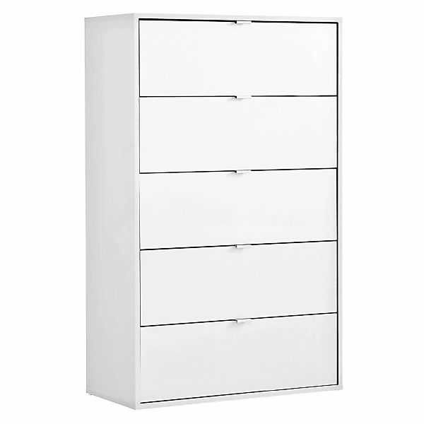 mokebo Kommode mit 5 Schubladen in Weiß Die Stilvolle Highboard Anrichte od günstig online kaufen