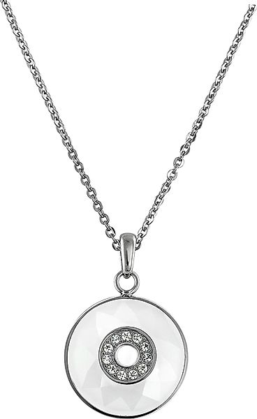 Amello Edelstahlkette Amello Rund Halskette silber günstig online kaufen