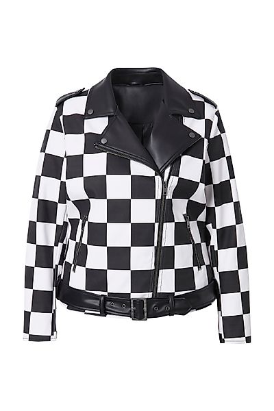 Angel of Style Lederjacke Lederoptik-Jacke Bikerjacke günstig online kaufen